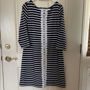 Studio One Navy and White Dress